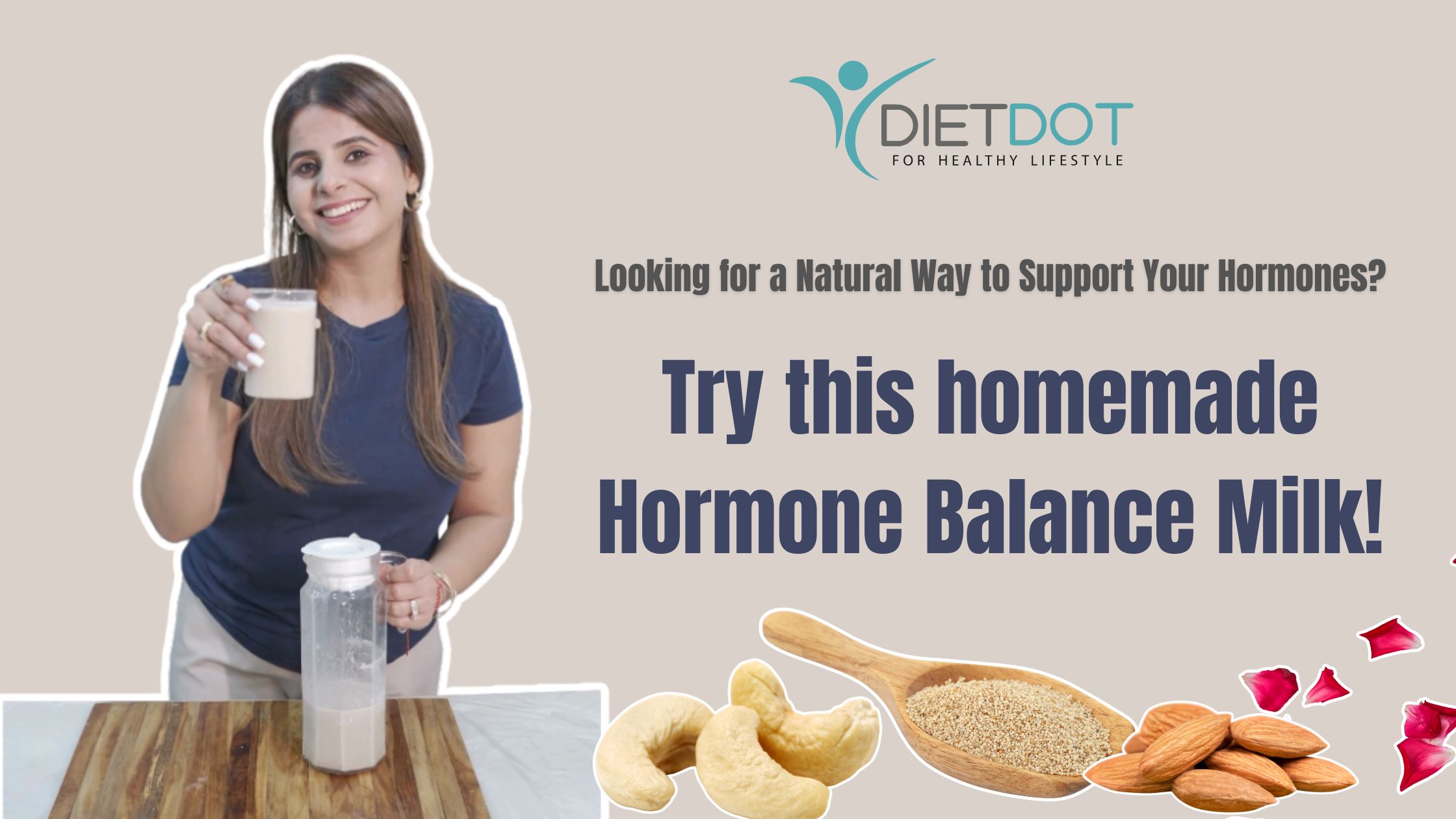 Hormone Balance Milk by Dietitian Sheenam